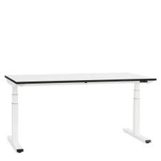 Höhenverstellbarer Schreibtisch elektrisch ergonomische Schreibtische weiss Büro Embru eQ Lift Table Lite
