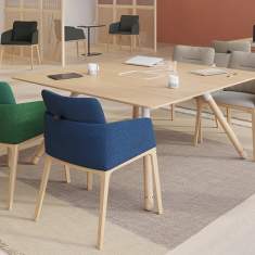 Besucherstuhl Holz Besucherstühle Coalesse Marien152