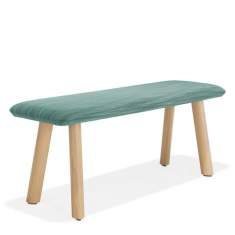 Bank Holz Hocker grün Kusch+Co 6800 Creva Hockerbank