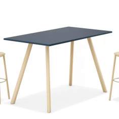 Stehtisch Holz Stehtische Konferenztisch Büro Konferenztische Kusch+Co Creva
rechteckige Tischplatte