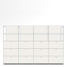 Regalschrank modular Regal weiss Büro Büromöbel System4 Regale