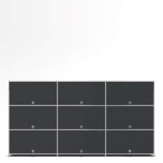 Regalschrank modular Regal schwarz Büro Büromöbel System4 Regale