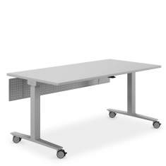Klapptisch weiss Klapptische mit Rollen Rolltisch klappbar Büro König + Neurath TALO.YOU Staffeltisch