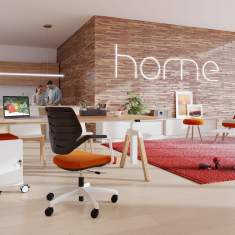 höhenverstellbarer Einzeltisch weiss Arbeitstisch Home Office Schreibtisch Büro Schreibtische König + Neurath TALO.YOU
höhenverstellbar
rechteckige Tischplatte
Kabelwanne