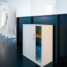 Rolladenschrank Büro Büroschränke mit Rolladen Büroschrank weiß, Echo, Standard Rolladenschrank