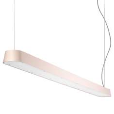 Büro Deckenleuchten länglich Pendelleuchte LED Büroleuchte rosa, Schätti Leuchten, PENDAR P