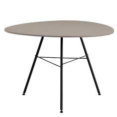 Design Beistelltisch schwarz rund Beistelltische rund , Arper, Leaf Tische