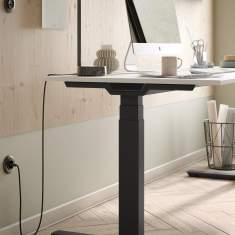 Höhenverstellbarer Schreibtisch elektrisch ergonomische Schreibtische Palmberg Crew T
