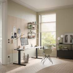 Höhenverstellbarer Schreibtisch elektrisch ergonomische Schreibtische Palmberg Crew T