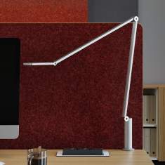 Schreibtisch Sichtschutz Büro Tischtrennwand Schreibtischaufsatz Palmberg Akustik Tischpanel Maxipanel