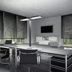 LED Tischleuchte Büro Belux Kido Tischaufbauleuchte