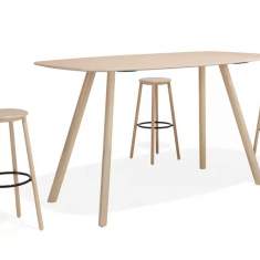 Stehtisch Holz Stehtische Konferenztisch Büro Konferenztische Kusch+Co Creva
koggenförmig