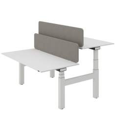 Elektrisch höhenverstellbare Doppelbench weiss höhenverstellbarer Schreibtisch Sedus temptation smart twin
Doppelarbeitsplatz
höhenverstellbar