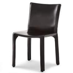 Besucherstuhl schwarz Besucherstühle Leder Konferenzstühle Konferenzstuhl, Cassina, 412 CAB