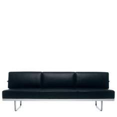 Sofa schwarz Dreisitzer Lounge Loungesofa Loungemöbel, Cassina, LC5