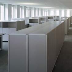 Büroschrank Schubalden weiß büro schrank | modular  AluOffice, Grossraumbüro