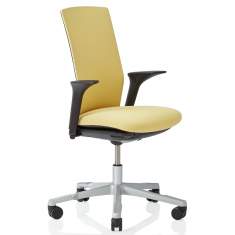 Hag Bürostuhl Design Bürodrehstuhl ergonomisch Bürostühle gelb Flokk, HÅG Futu