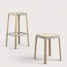 Hocker Holz Brunner Nate