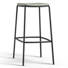 Barstuhl Stahl Barhocker Holzschale Brunner nate s