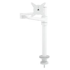 Monitorarm Aluminium Monitorhalterung, Tischklemme, Kabellochbefestigung, Monitor-Befestigung Dataflex Viewlite Monitorarm in weiss 120