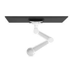 Monitorarm Aluminium Monitorhalterung, Tischklemme, Kabellochbefestigung, Monitor-Befestigung Dataflex Viewlite Monitorarm in weiss 120