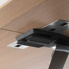 Konferenztisch Holz Konferenztische Büro Brunner ray table flex
rechteckige Tischplatte