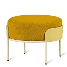 Polsterhocker gelb Lounge Skandiform Bolero Hocker