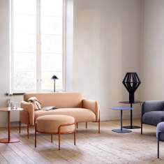 Polsterhocker beige Lounge Skandiform Bolero Hocker