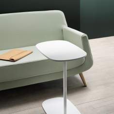 Designer Beistelltisch weiss Beistelltische Skandiform Matsumoto Laptop Tisch