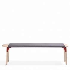 Kantinen Holz Bank Materia Picnic Möbelserie