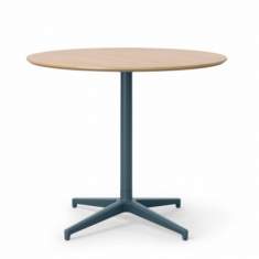 Konferenztisch rund Konferenztische Stahl Materia Uni Large
abgerundete Tischplatte aus Holz