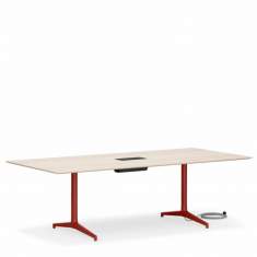 Konferenztisch rechteckig Konferenztische Stahl Materia Uni Large
abgerundete Tischplatte aus Holz
Ohne Quertraverse für mehr Beinfreiheit