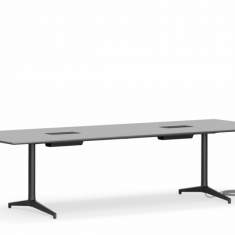 Konferenztisch rechteckig Konferenztische Stahl Materia Uni Large
abgerundete Tischplatte aus Holz
Ohne Quertraverse für mehr Beinfreiheit