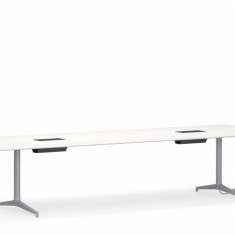 Konferenztisch rechteckig Konferenztische Stahl Materia Uni Large
abgerundete Tischplatte aus Holz
Ohne Quertraverse für mehr Beinfreiheit