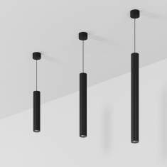 Pendelleuchte Aluminium Pendelleuchten schwarz DALI Regent Cliff