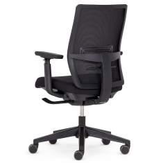 Bürostuhl schwarz Bürodrehstuhl Kunststoff Bürostühle Netzgewebe Haworth Aloha Active