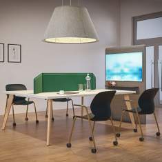 Arbeitstisch Holz Schreibtisch Home Office Schreibtische Haworth A_Wood
Doppelarbeitsplatz