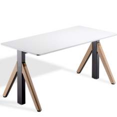 Büro Schreibtisch weiß PC Schreibtische Design Büromöbel  WINI, WINEA FLOW