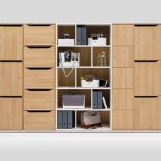 Schliessfachschrank Lockerschrank Holz Lockerschränke Holz Schliessfachschränke Schließsystem mit Zahlenschloss Schlüssel Karte, integriert WINI WINEA MAXX