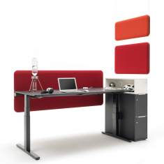 Schreibtisch Korpusse kleiner Büroschrank Holz  WINI, WINEA SLIM