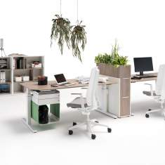 Schreibtisch Korpusse kleiner Büroschrank Holz  WINI, WINEA SLIM