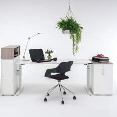 Schreibtisch Korpusse kleiner Büroschrank Holz  WINI, WINEA SLIM