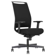 Bürostuhl schwarz Bürodrehstuhl mit Armelehnen Drehstühle SOHOS by Nowy Styl Giulietta