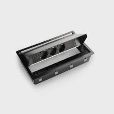 Stromanschlüssen Netzwerkanschlüssen Kinnarps Powerbox