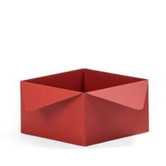 Steckdosen USB-Anschlüssen rot Schachtel Materia Picnic Metallbox