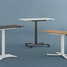 höhenverstellbarer Schreibtisch kleiner Schreibtisch Arbeitstisch Büro Home Office Nowy Styl eModel 2.0 MINI
rechteckige Tischplatte