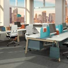 Tischtrennwand Büro Tischtrennwände Schreibtisch Sichtschutz Nowy Styl Levitate