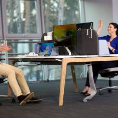 Tischtrennwand Büro Tischtrennwände Schreibtisch Sichtschutz Nowy Styl Levitate