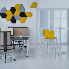 Barhocker gelb Barstuhl Nowy Styl Evora