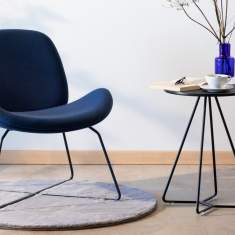 Sessel blau Lounge Stuhl Nowy Styl Tilkka
